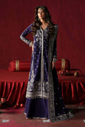 Kaneez Raw Silk Pakistani Formal Dresses - Afrozeh - 1