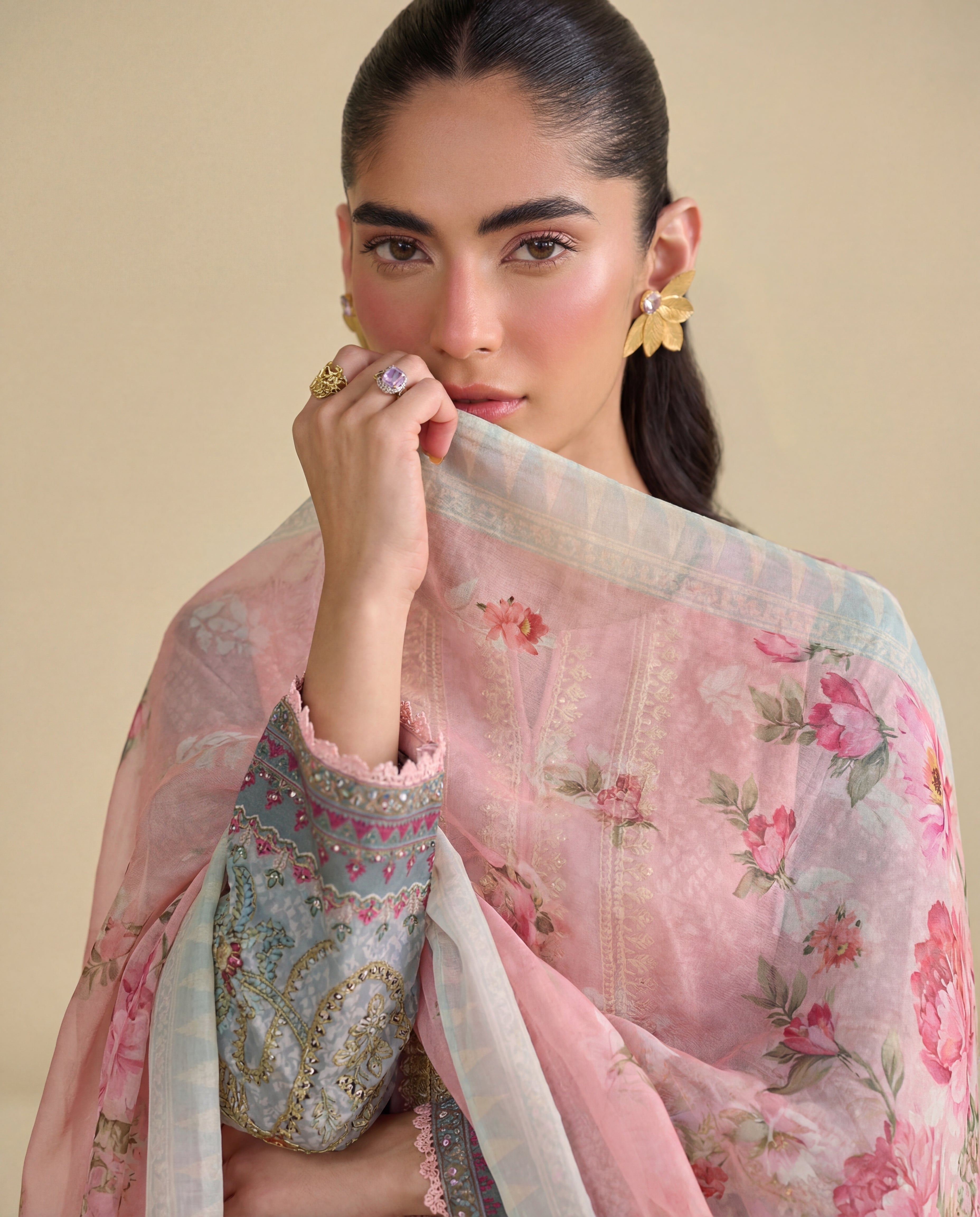 Afsanay Premium Fabric Pakistani Summer Dresses - Sahiba-clothing - 2