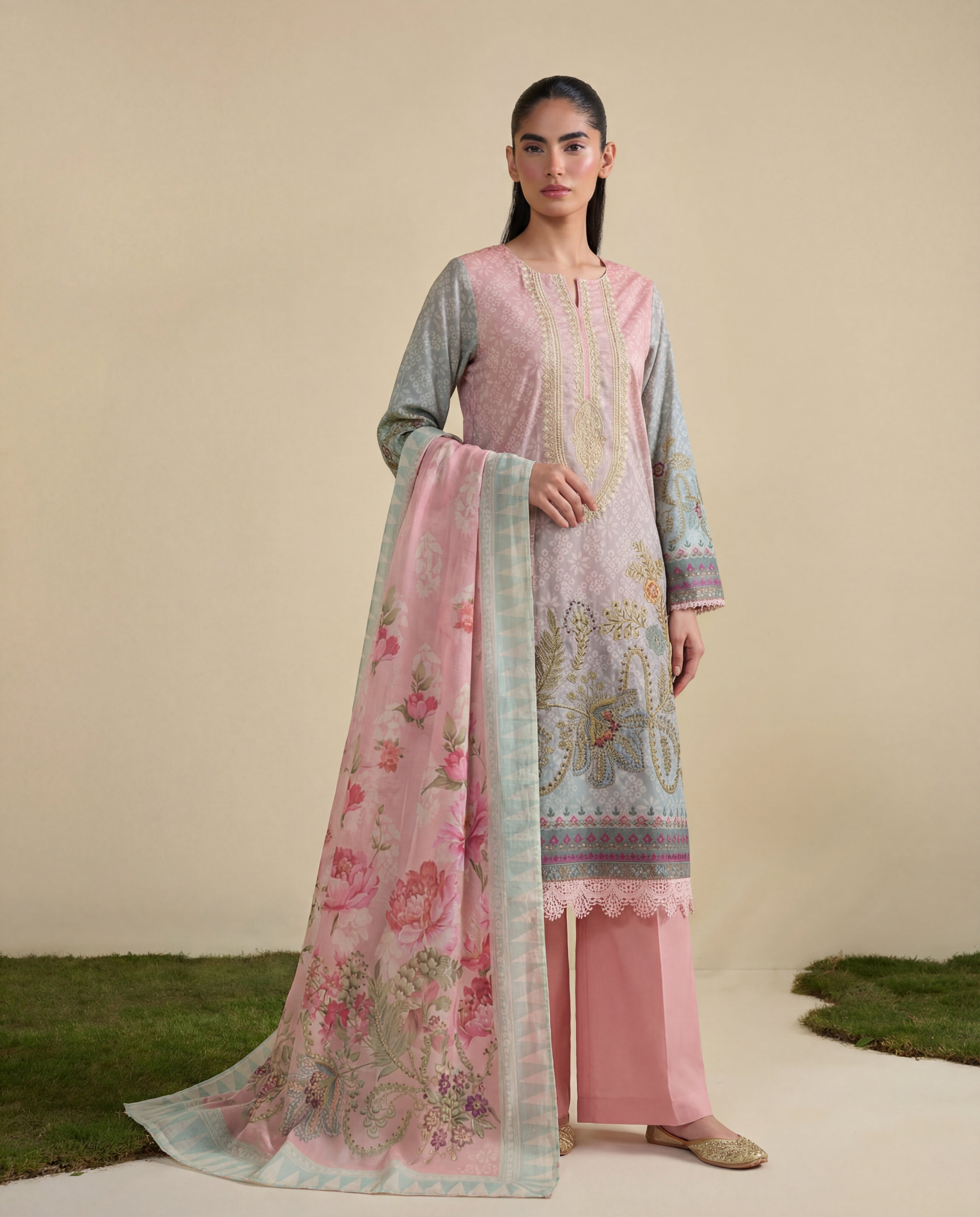 Afsanay Premium Fabric Pakistani Summer Dresses - Sahiba-clothing - 1
