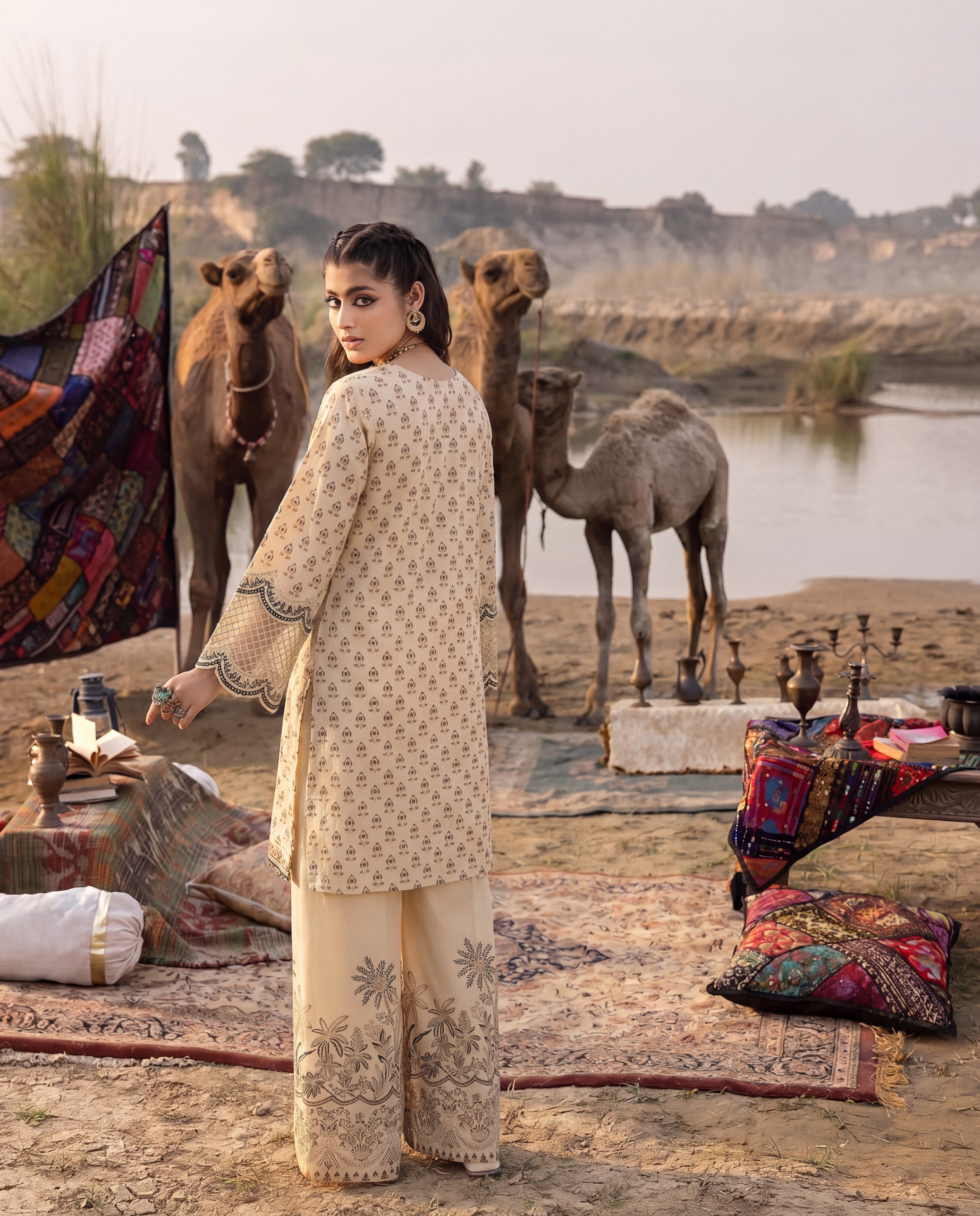 Amberveil Premium Fabric Pakistani Summer Dresses - Sahiba-clothing - 3