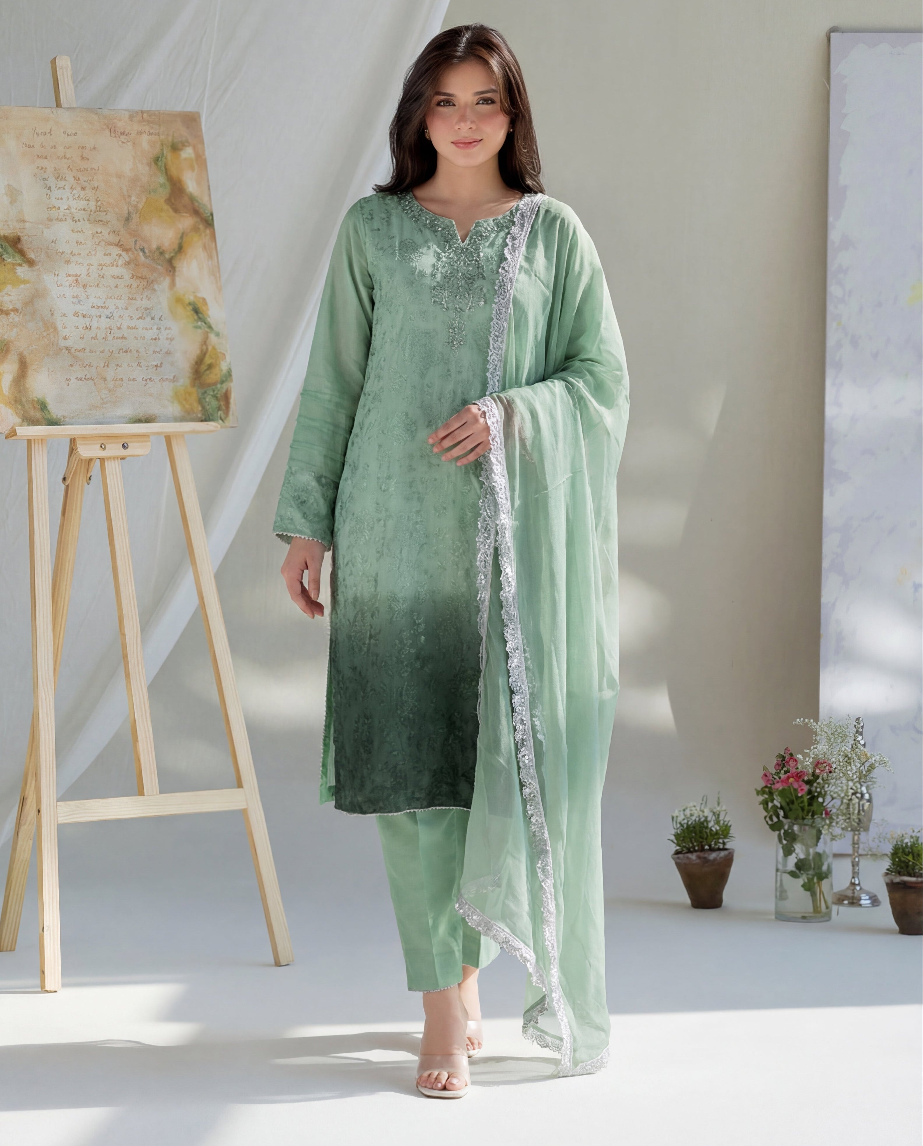 Amour Premium Fabric Pakistani Summer Dresses - Sahiba-clothing - 1