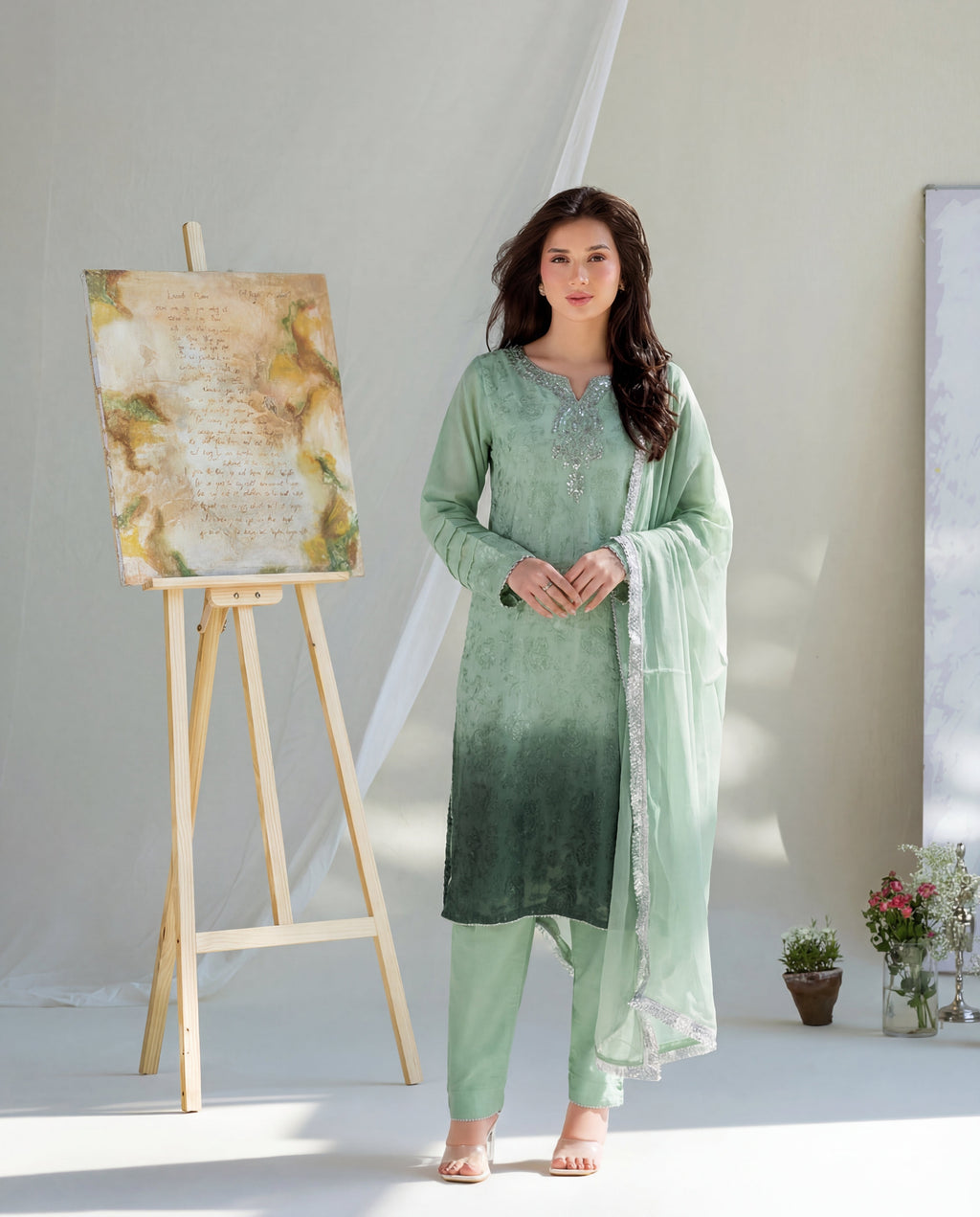 Amour Premium Fabric Pakistani Summer Dresses - Sahiba-clothing - 2