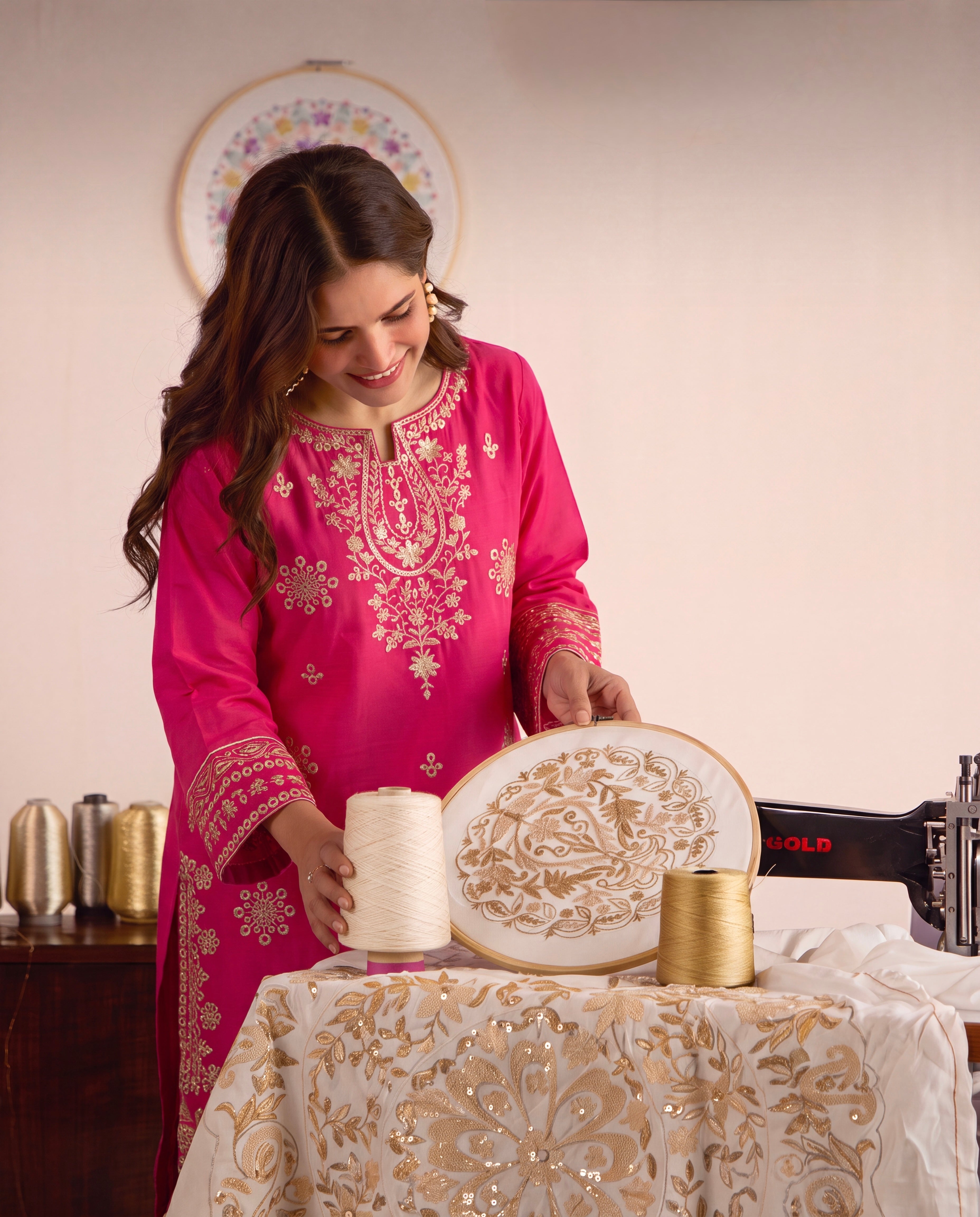 Antique Premium Fabric Pakistani Summer Dresses - Sahiba-clothing - 2