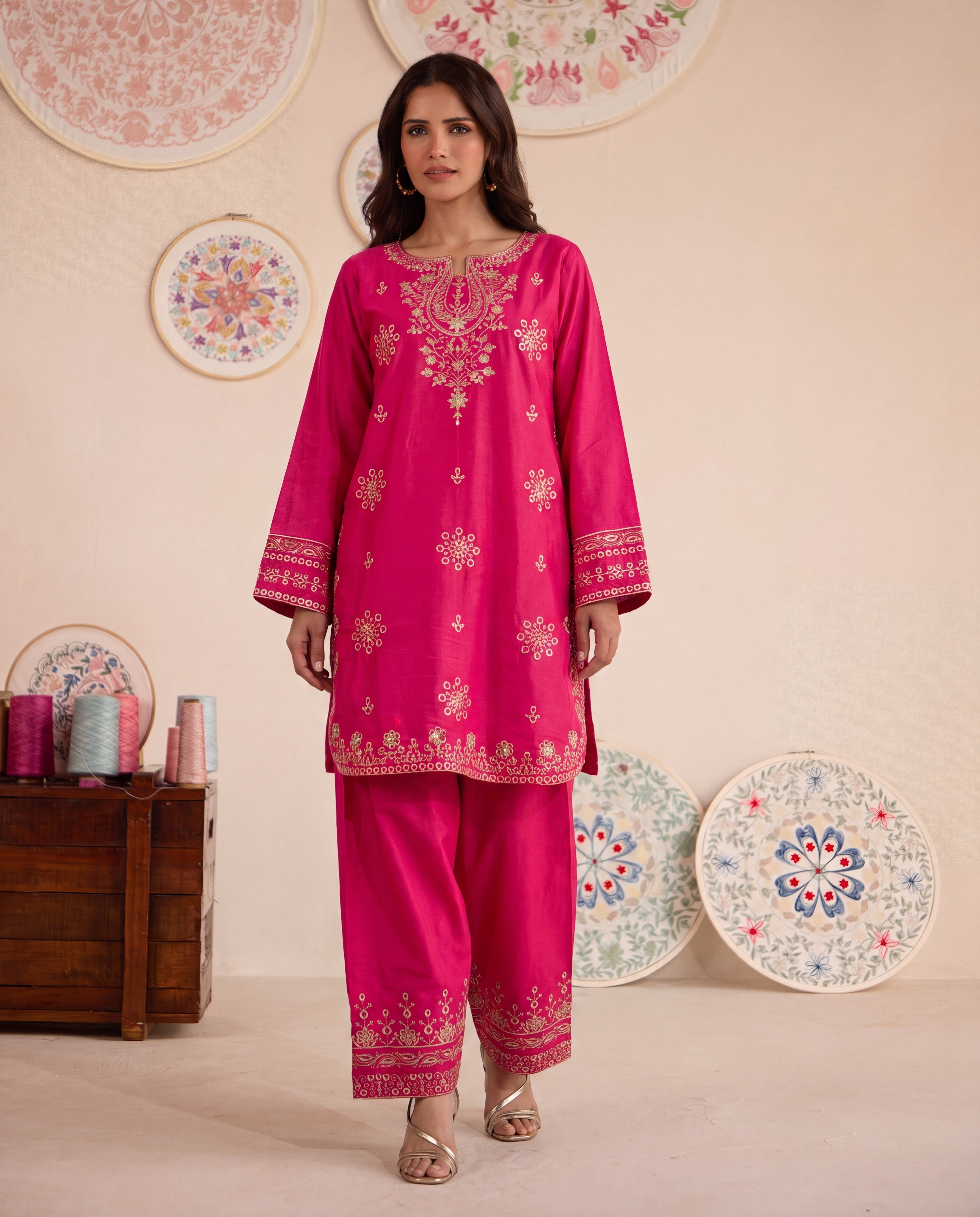 Antique Premium Fabric Pakistani Summer Dresses - Sahiba-clothing - 1