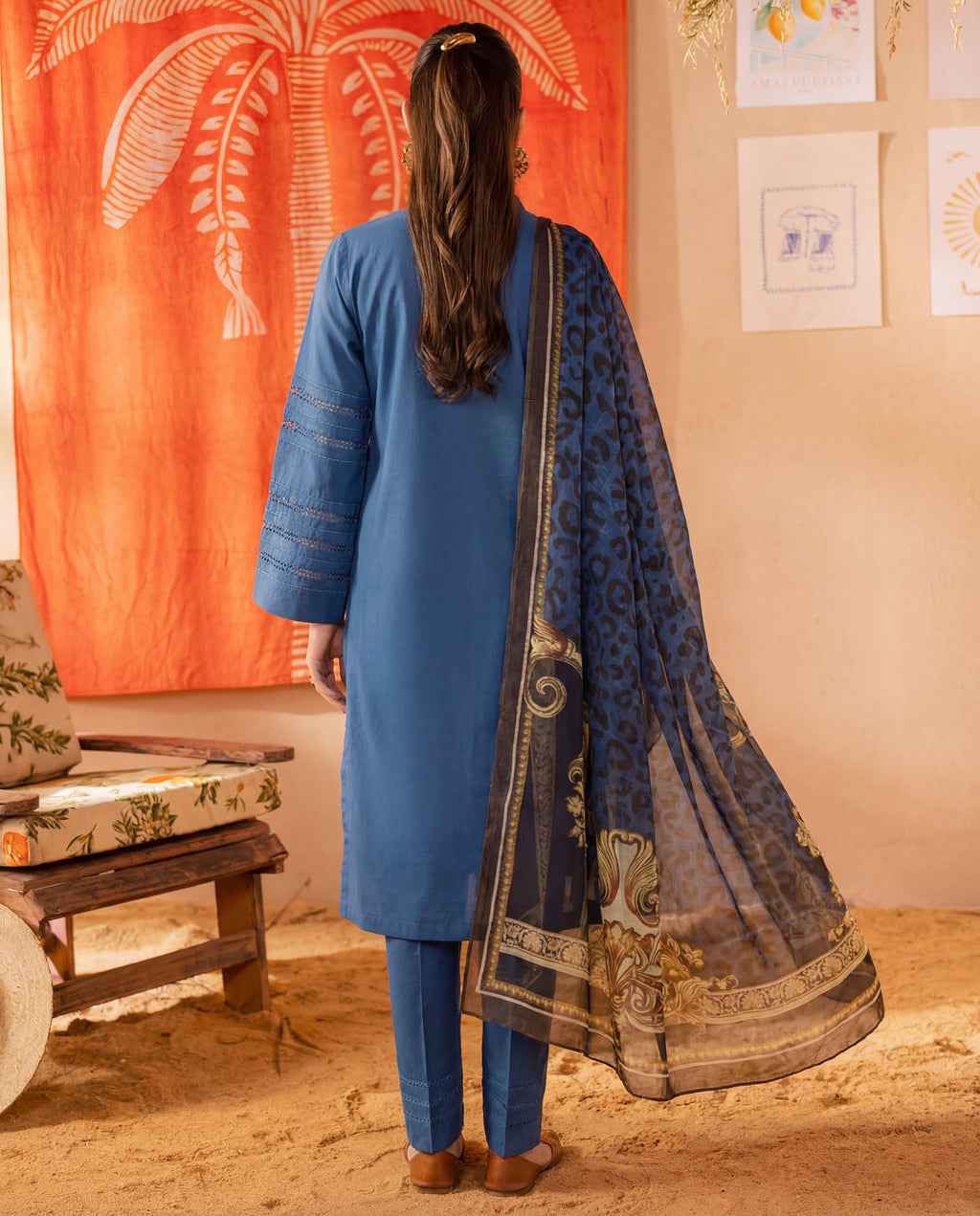 Areeba Premium Fabric Pakistani Summer Dresses - Sahiba-clothing - 3
