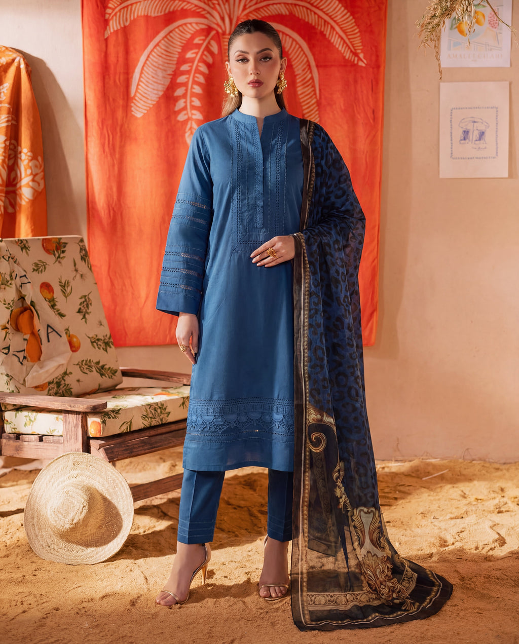 Areeba Premium Fabric Pakistani Summer Dresses - Sahiba-clothing - 1