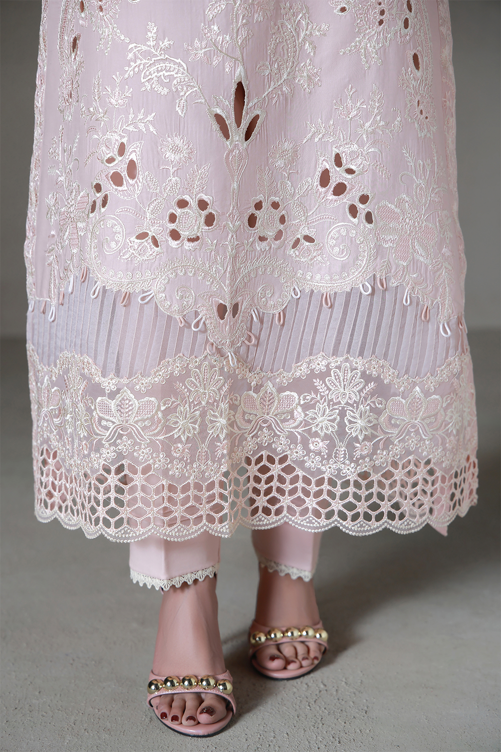 RIMAL (AL-05) Silk Pakistani Summer Dresses - aabyaan - 6
