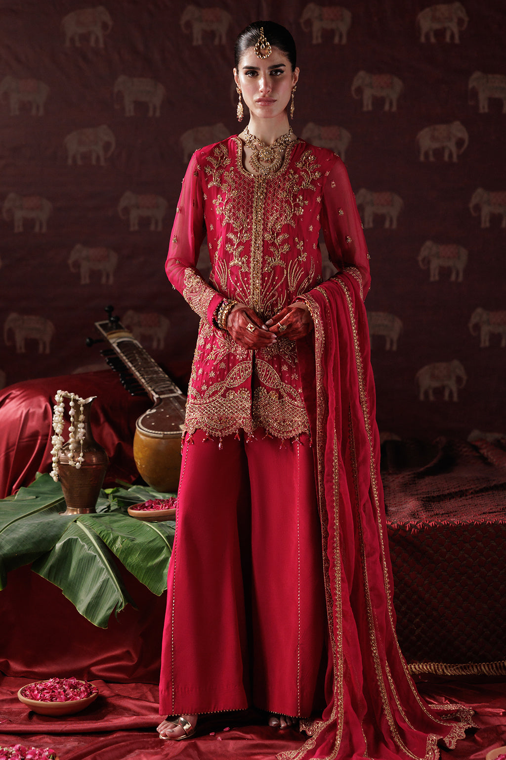 D-01 Embroidered Pakistani Dress