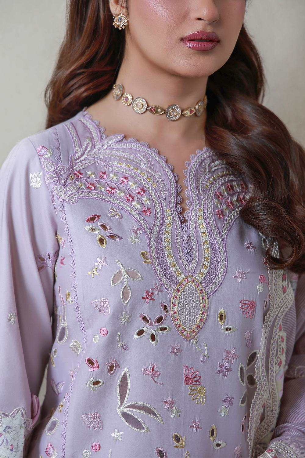 RANIA (AL-01) Jacquard Pakistani Summer Dresses - aabyaan - 4