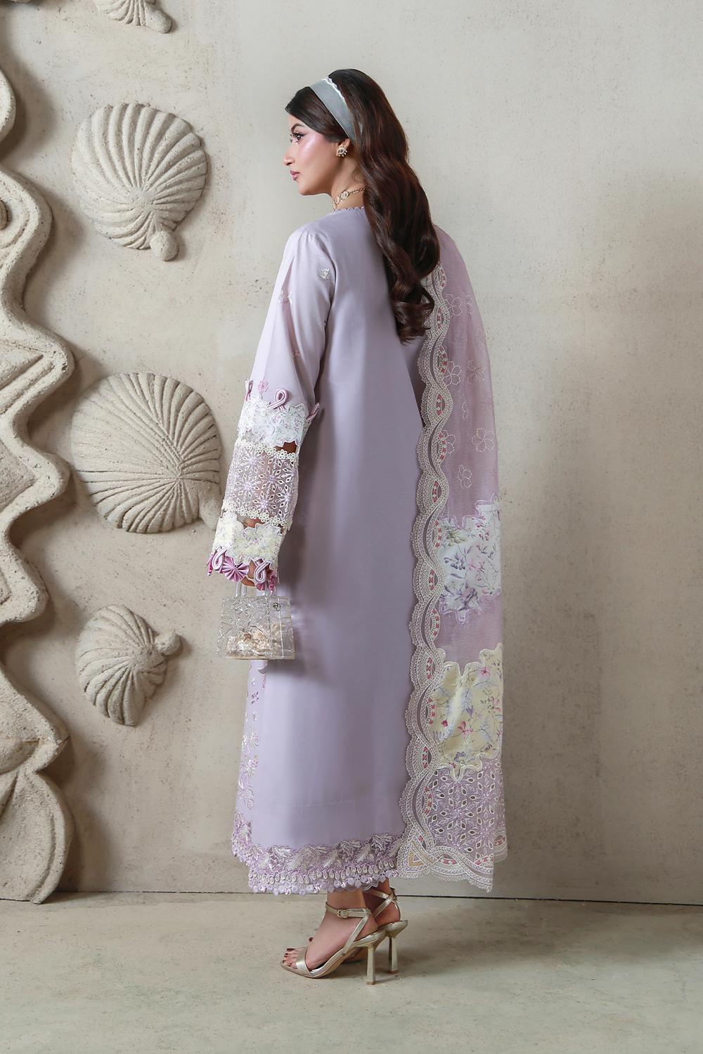 RANIA (AL-01) Jacquard Pakistani Summer Dresses - aabyaan - 3