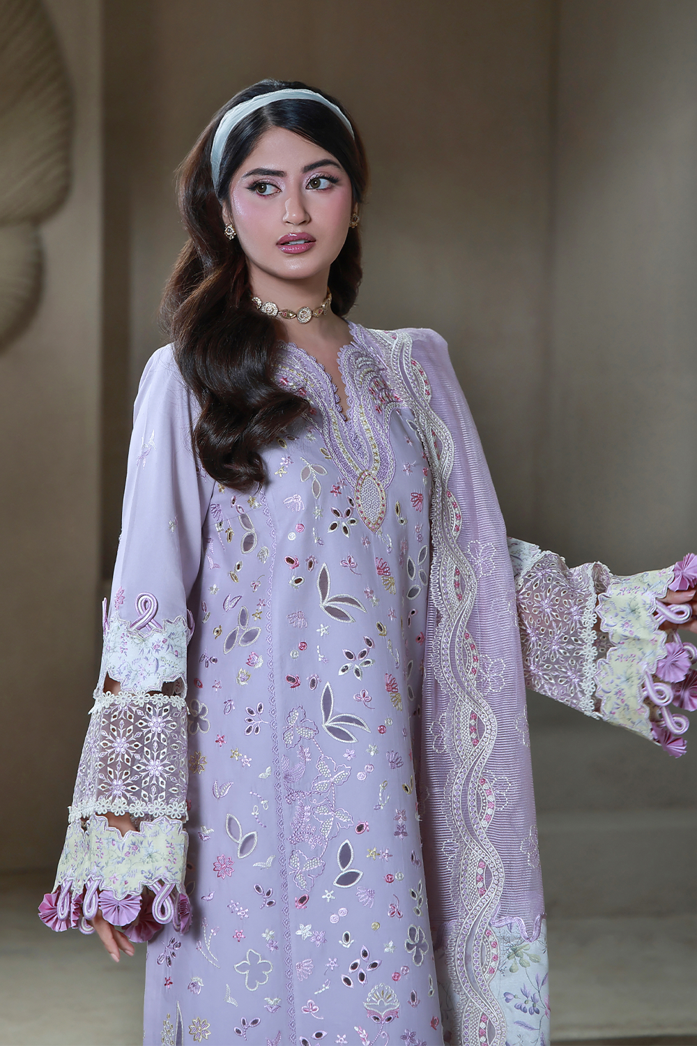 RANIA (AL-01) Jacquard Pakistani Summer Dresses - aabyaan - 6