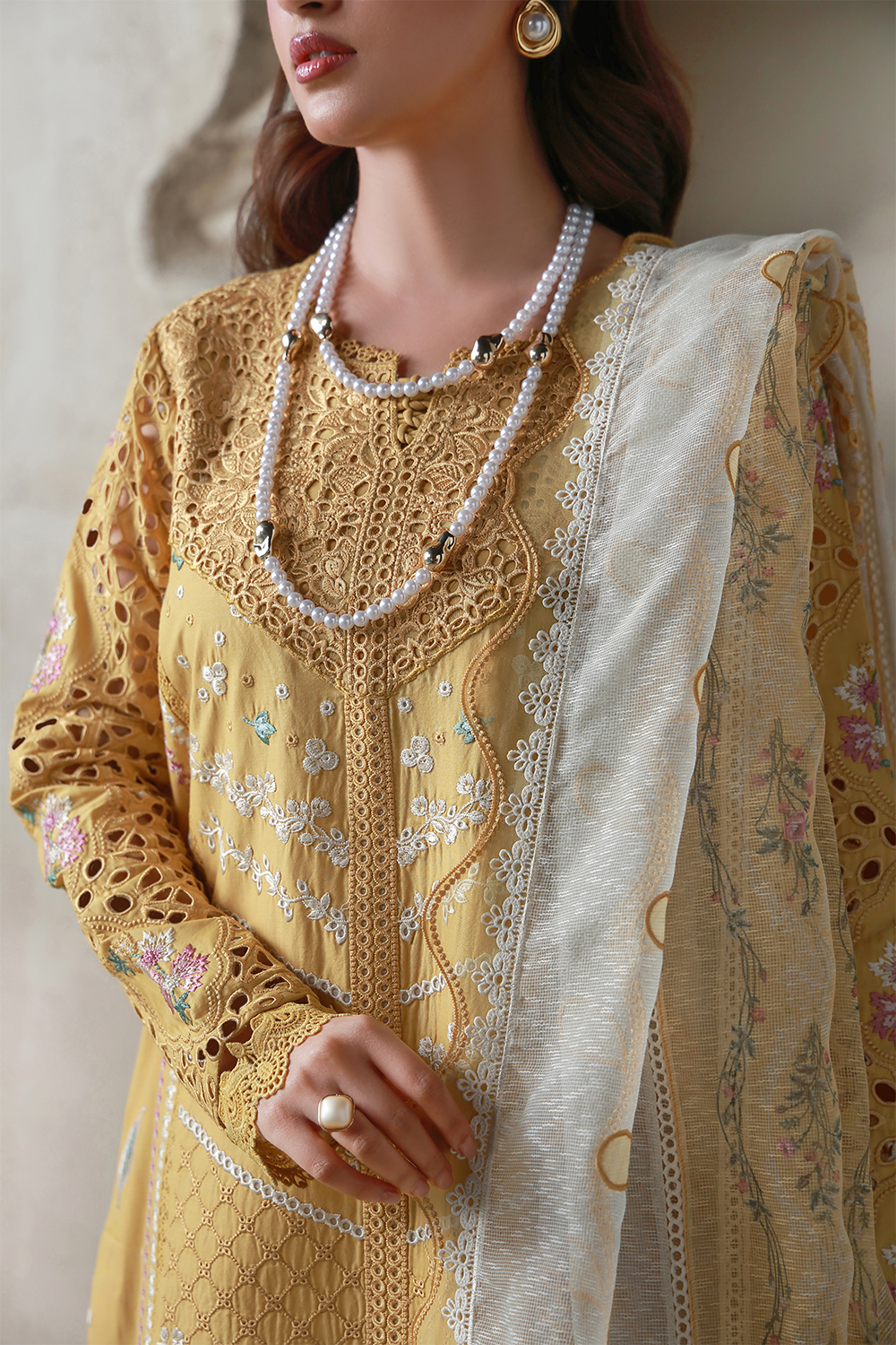 ZIMAL (AL-02) Jacquard Pakistani Summer Dresses - aabyaan - 2