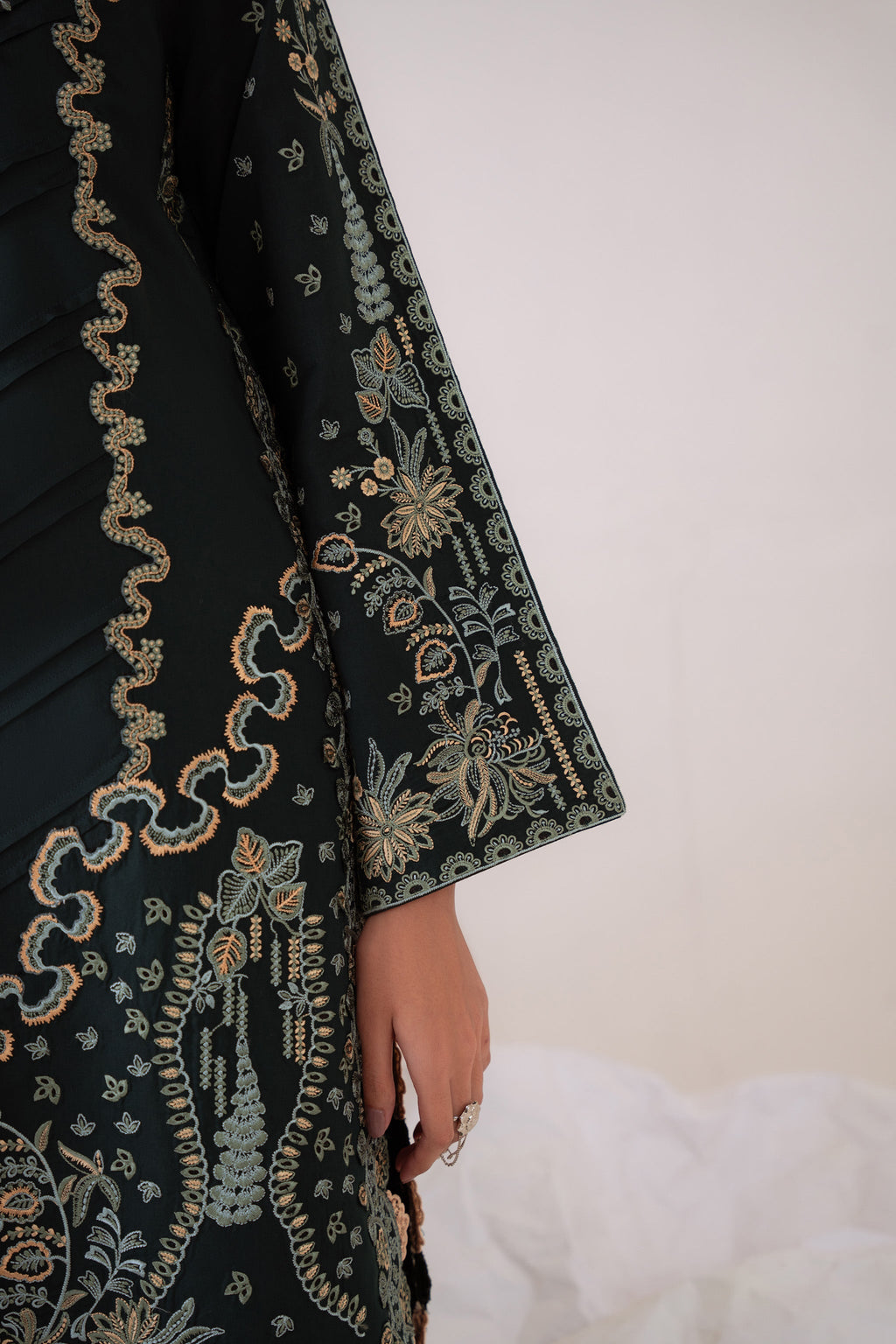ARVA (AV-01) Jacquard Pakistani Summer Dresses - aabyaan - 5
