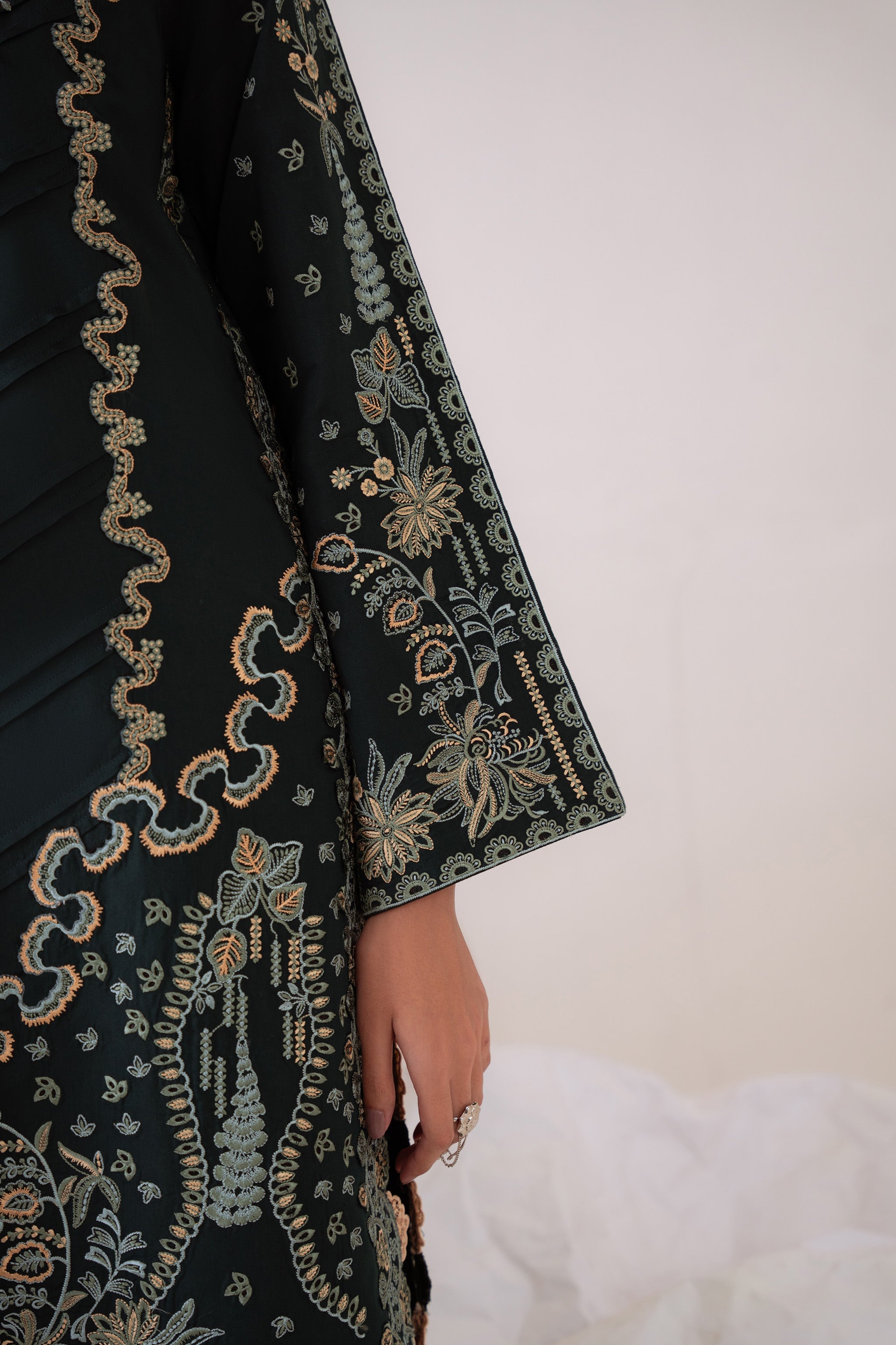 ARVA (AV-01) Jacquard Pakistani Summer Dresses - aabyaan - 5