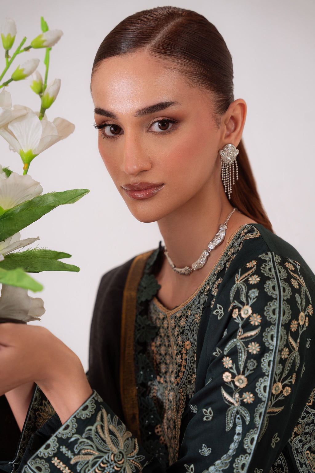ARVA (AV-01) Jacquard Pakistani Summer Dresses - aabyaan - 3