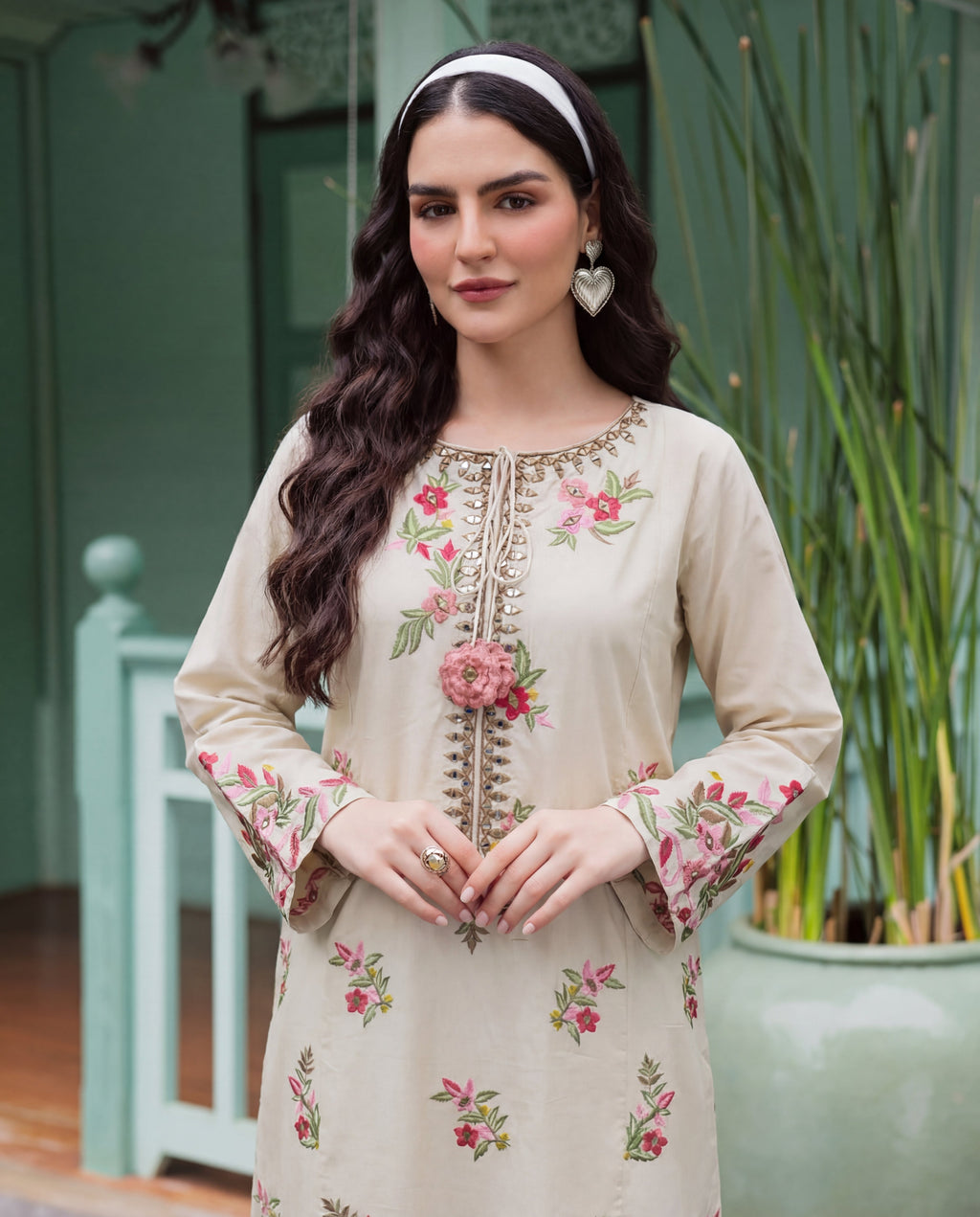Aurora Premium Fabric Pakistani Summer Dresses - Sahiba-clothing - 2