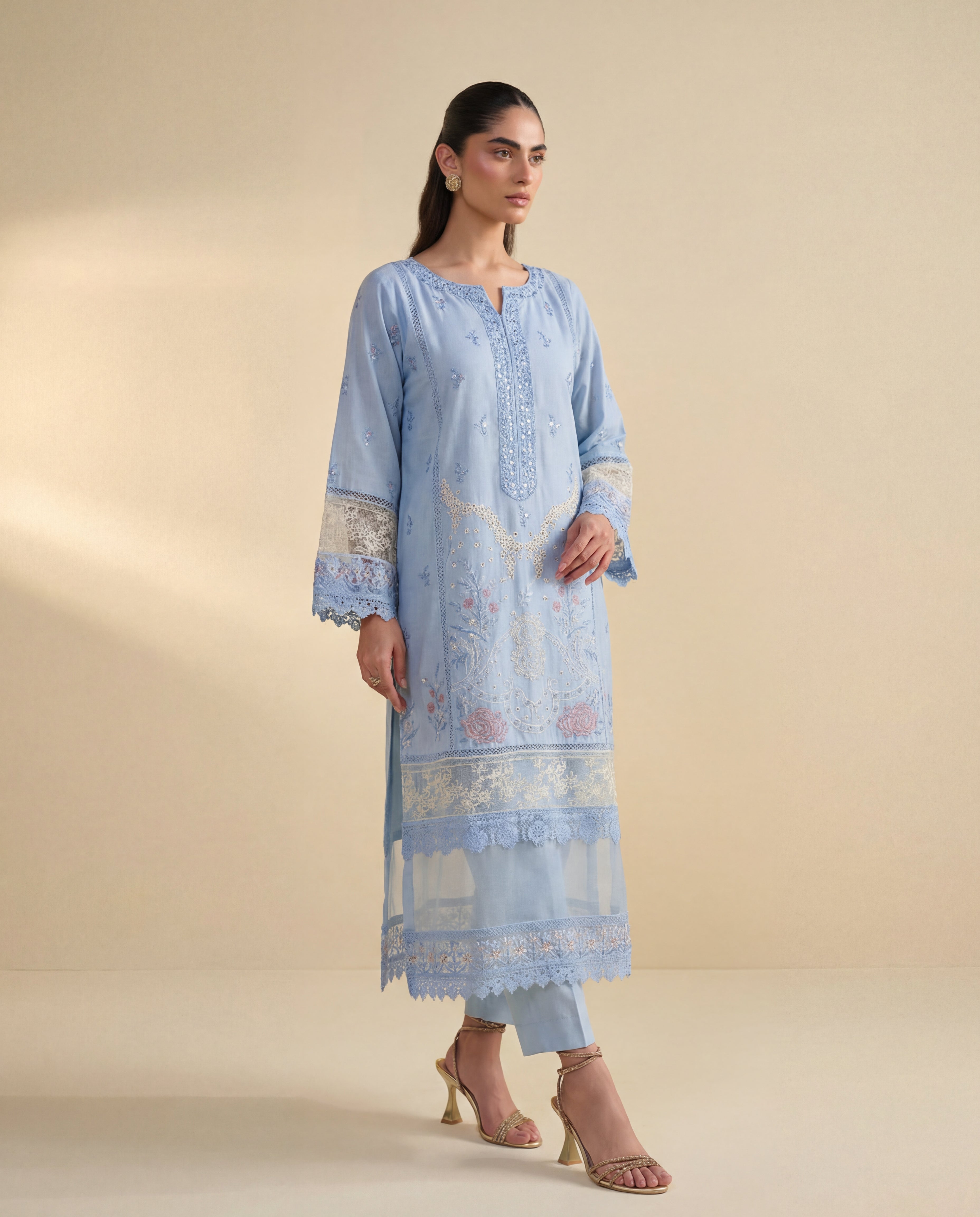 Avenoir Premium Fabric Pakistani Summer Dresses - Sahiba-clothing - 5