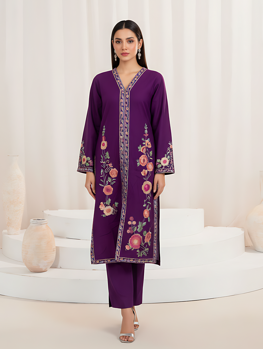 Averia Premium Fabric Pakistani Winter Dresses - Sahiba-clothing - 1