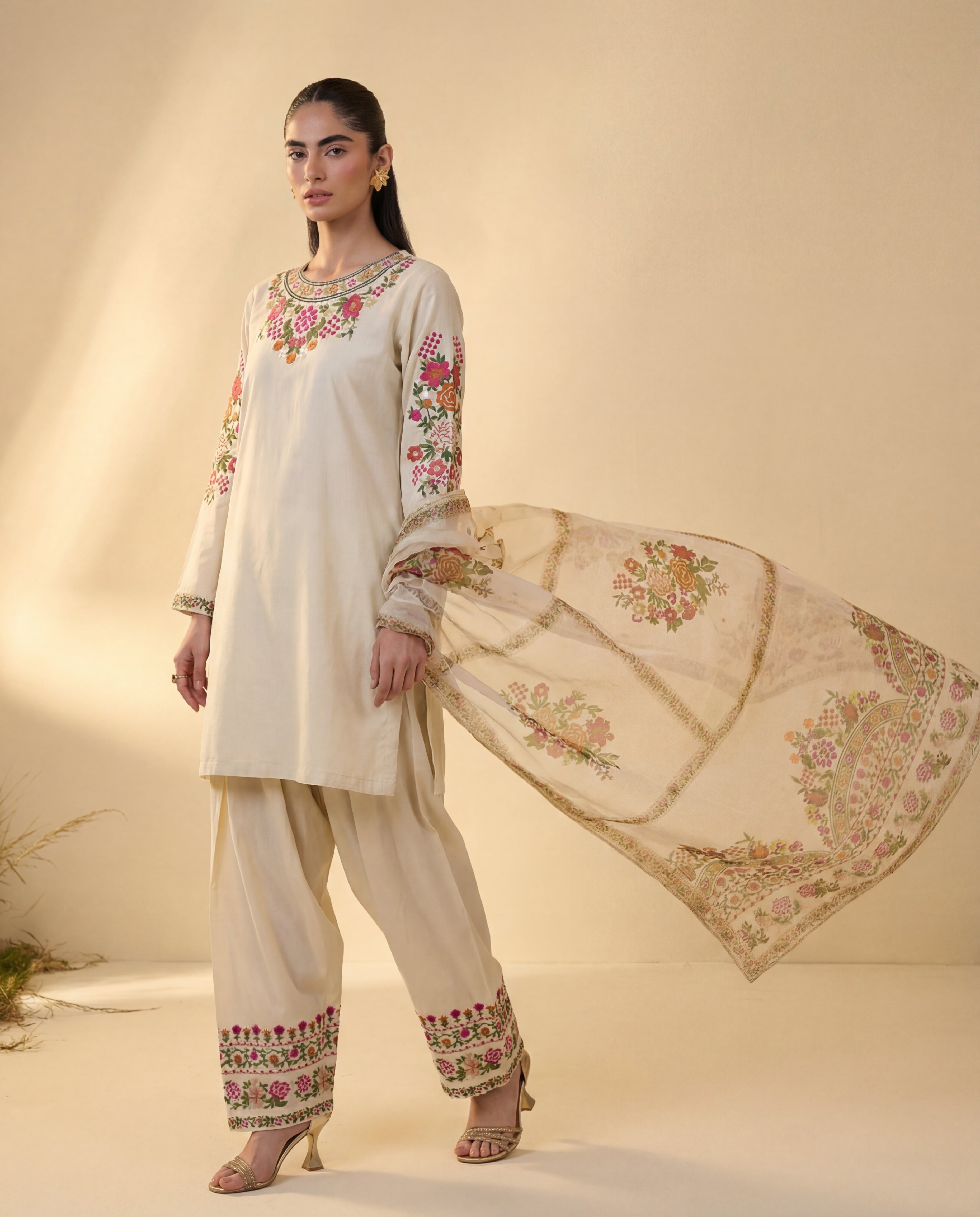 Ayza Premium Fabric Pakistani Summer Dresses - Sahiba-clothing - 6