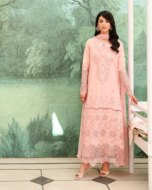 Azure Elan Organza Women Clothing - Roheenaz - 1