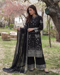 Bilonara - Black Premium Fabric Pakistani Summer Dresses - Sahiba-clothing - 1