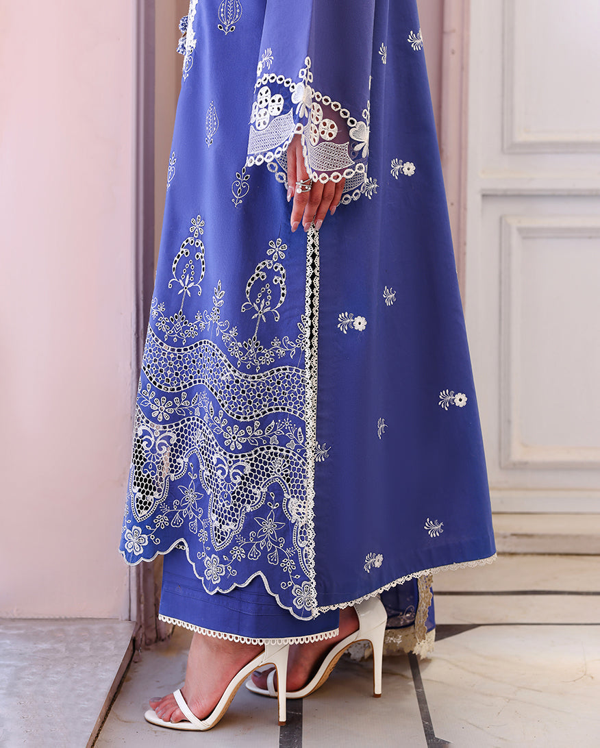 Blanc Mirage Organza Women Clothing - Roheenaz - 4