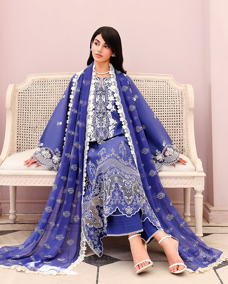 Blanc Mirage Organza Women Clothing - Roheenaz - 6