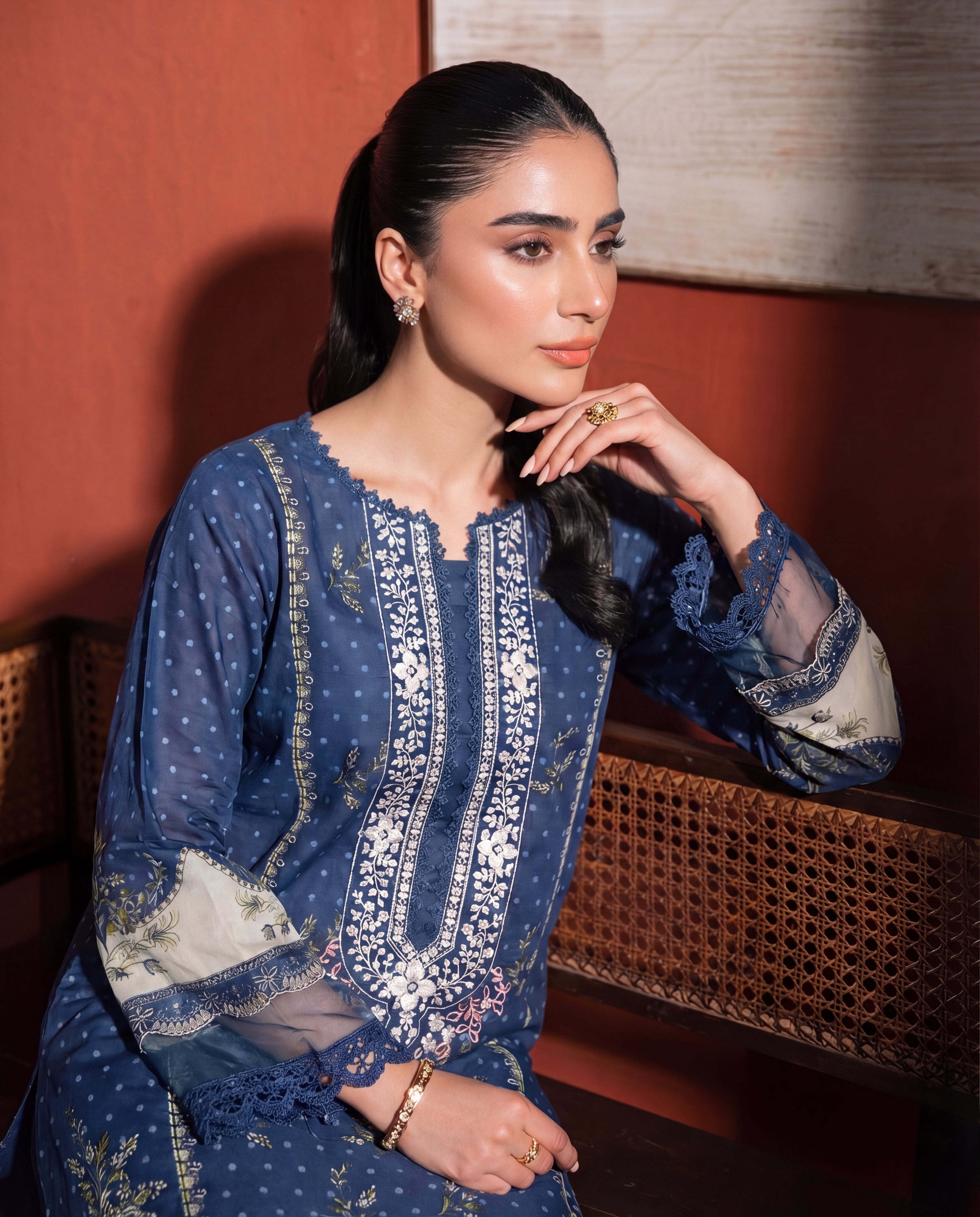 Blessing Premium Fabric Pakistani Summer Dresses - Sahiba-clothing - 4