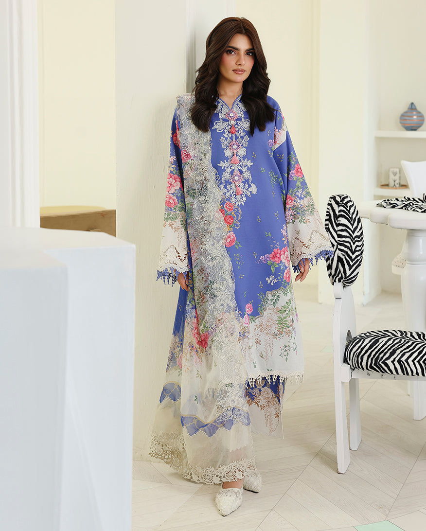 Bloom Portrait Organza Women Clothing - Roheenaz - 6