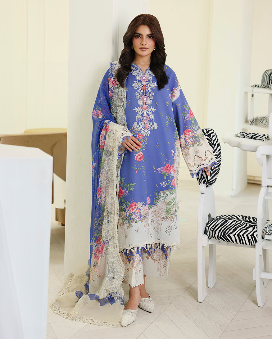 Bloom Portrait Organza Women Clothing - Roheenaz - 1