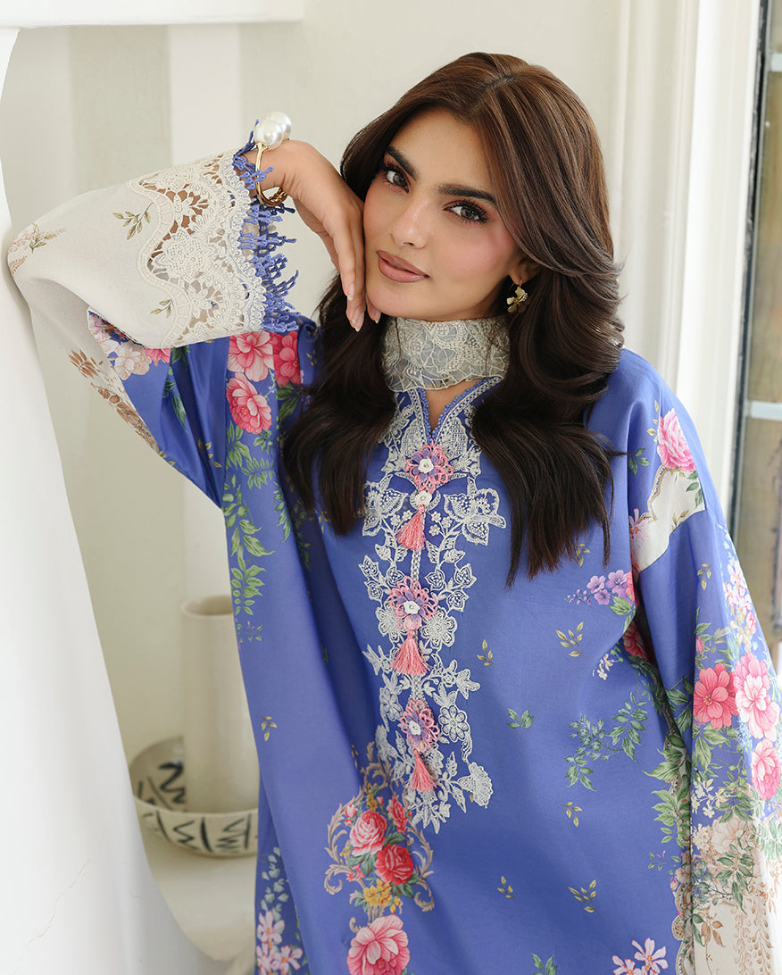 Bloom Portrait Organza Women Clothing - Roheenaz - 2