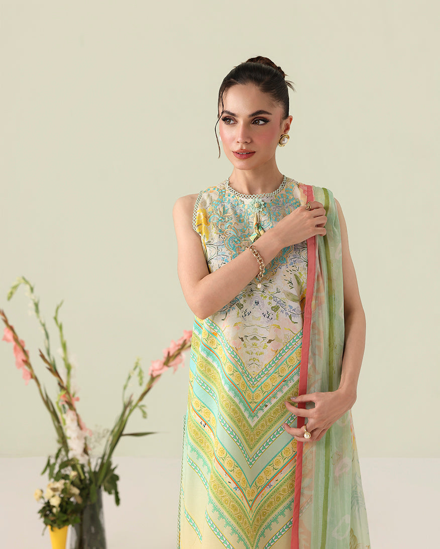 Bloomed Muse Organza Women Clothing - Roheenaz - 2
