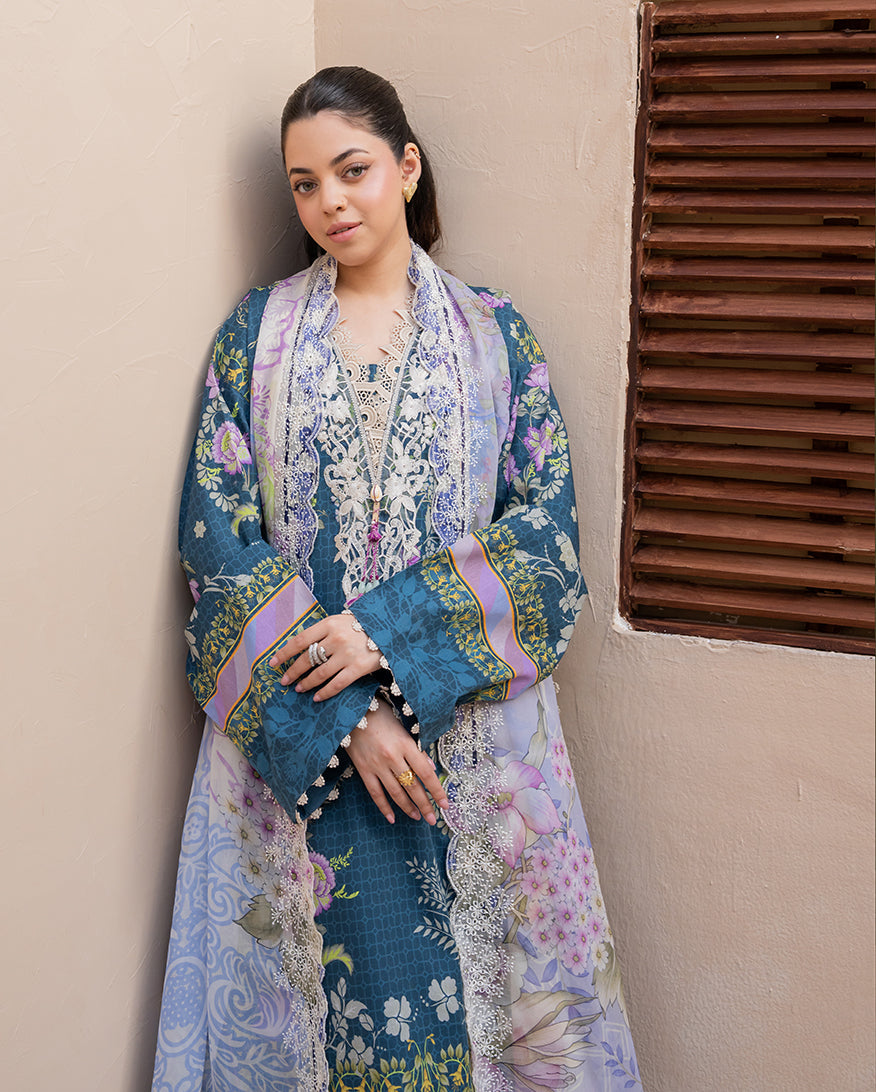 Blossom Drift Organza Women Clothing - Roheenaz - 4