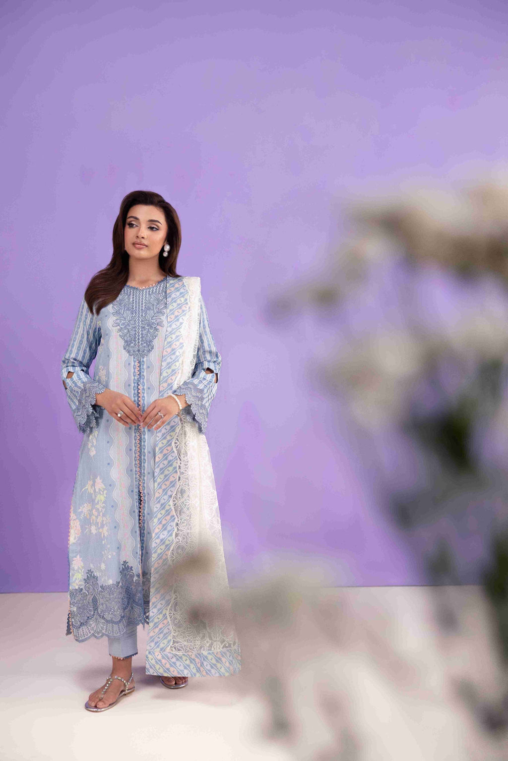MEIRA AP-02 Cotton Pakistani Summer Dresses - aabyaan - 5