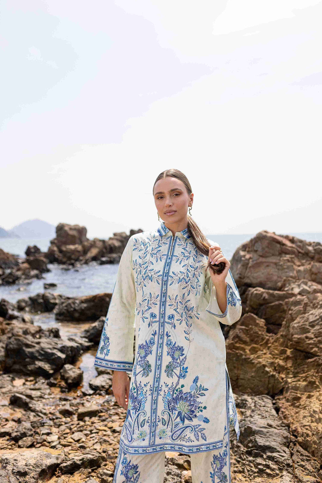 MIRAE AC-03 Cotton Pakistani Summer Dresses - aabyaan - 4