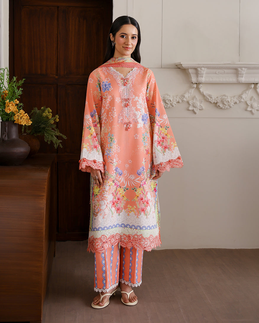 Blush tale Organza Women Clothing - Roheenaz - 1