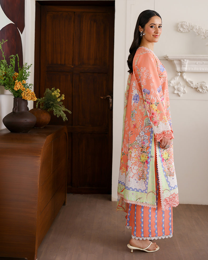 Blush tale Organza Women Clothing - Roheenaz - 2