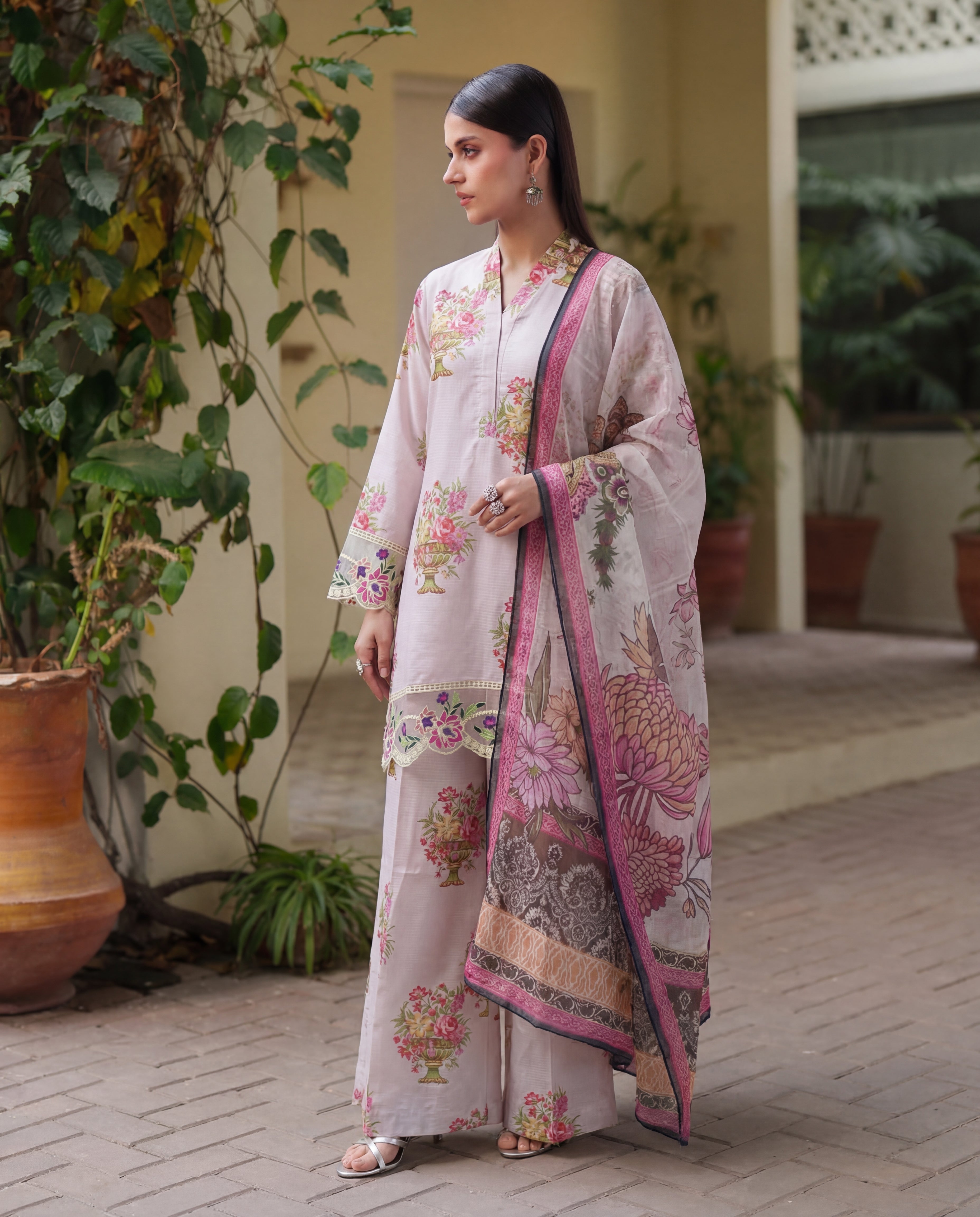 Camila Premium Fabric Pakistani Summer Dresses - Sahiba-clothing - 5