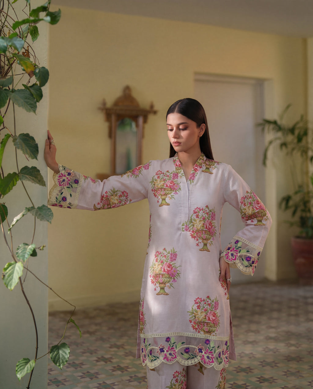 Camila Premium Fabric Pakistani Summer Dresses - Sahiba-clothing - 2