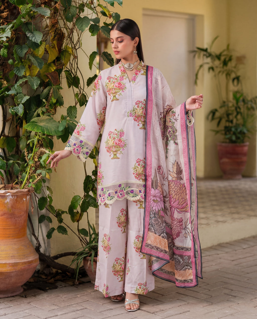 Camila Premium Fabric Pakistani Summer Dresses - Sahiba-clothing - 1