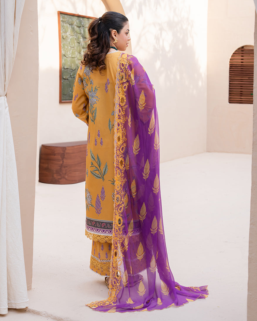 Camellia Charm Organza Women Clothing - Roheenaz - 3