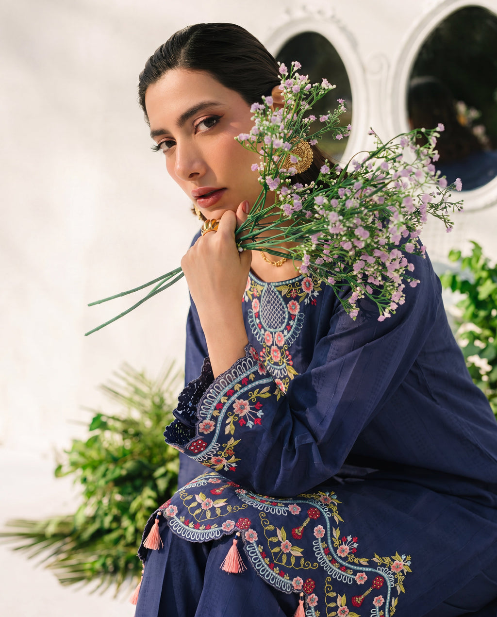 Carnation Premium Fabric Pakistani Summer Dresses - Sahiba-clothing - 2