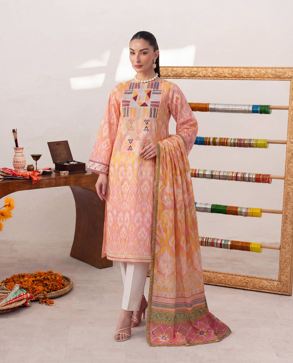 Charming Premium Fabric Pakistani Summer Dresses - Sahiba-clothing - 1
