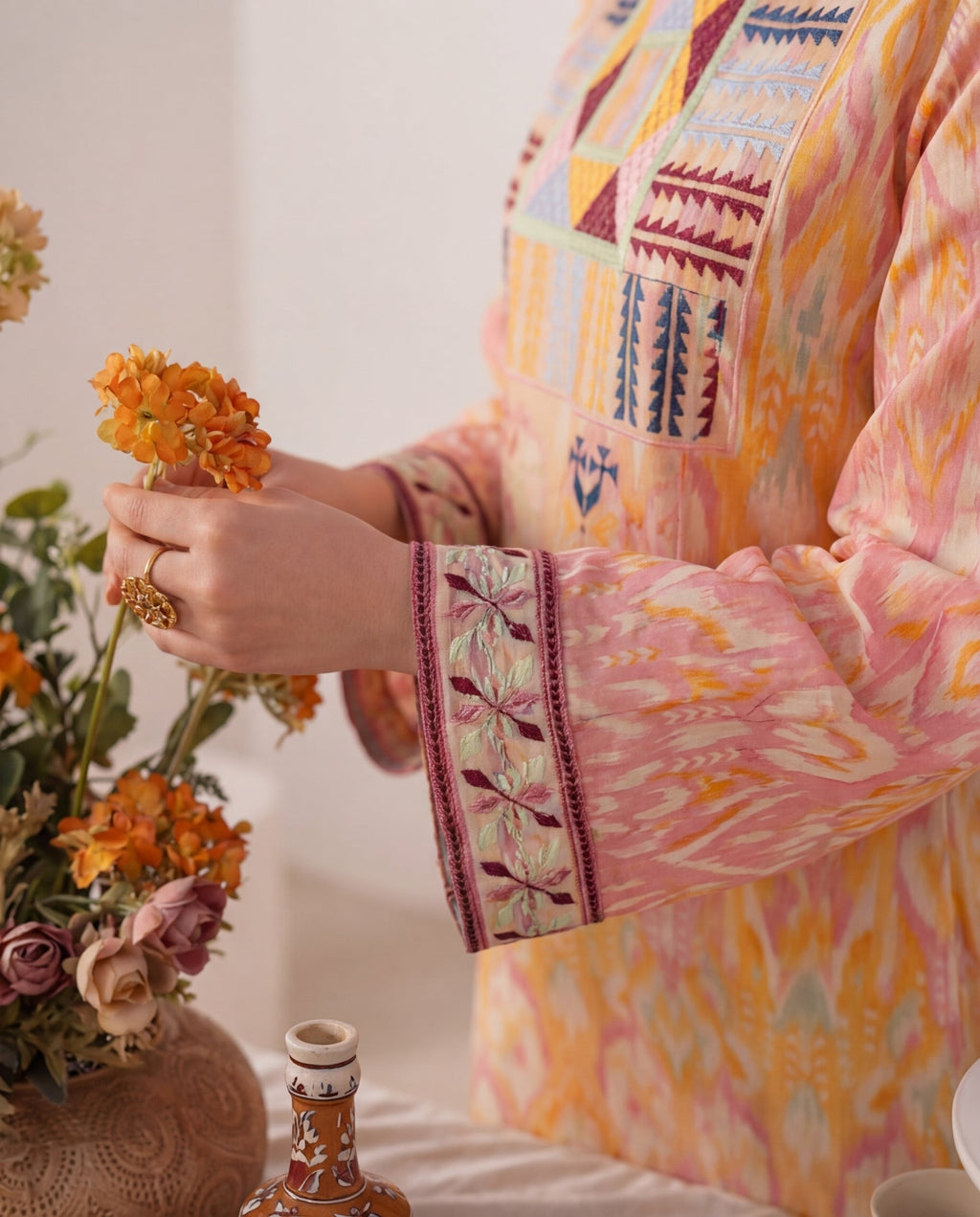 Charming Premium Fabric Pakistani Summer Dresses - Sahiba-clothing - 6