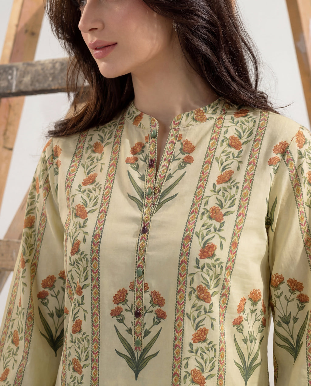 Cluster Lemon Premium Fabric Pakistani Summer Dresses - Sahiba-clothing - 4