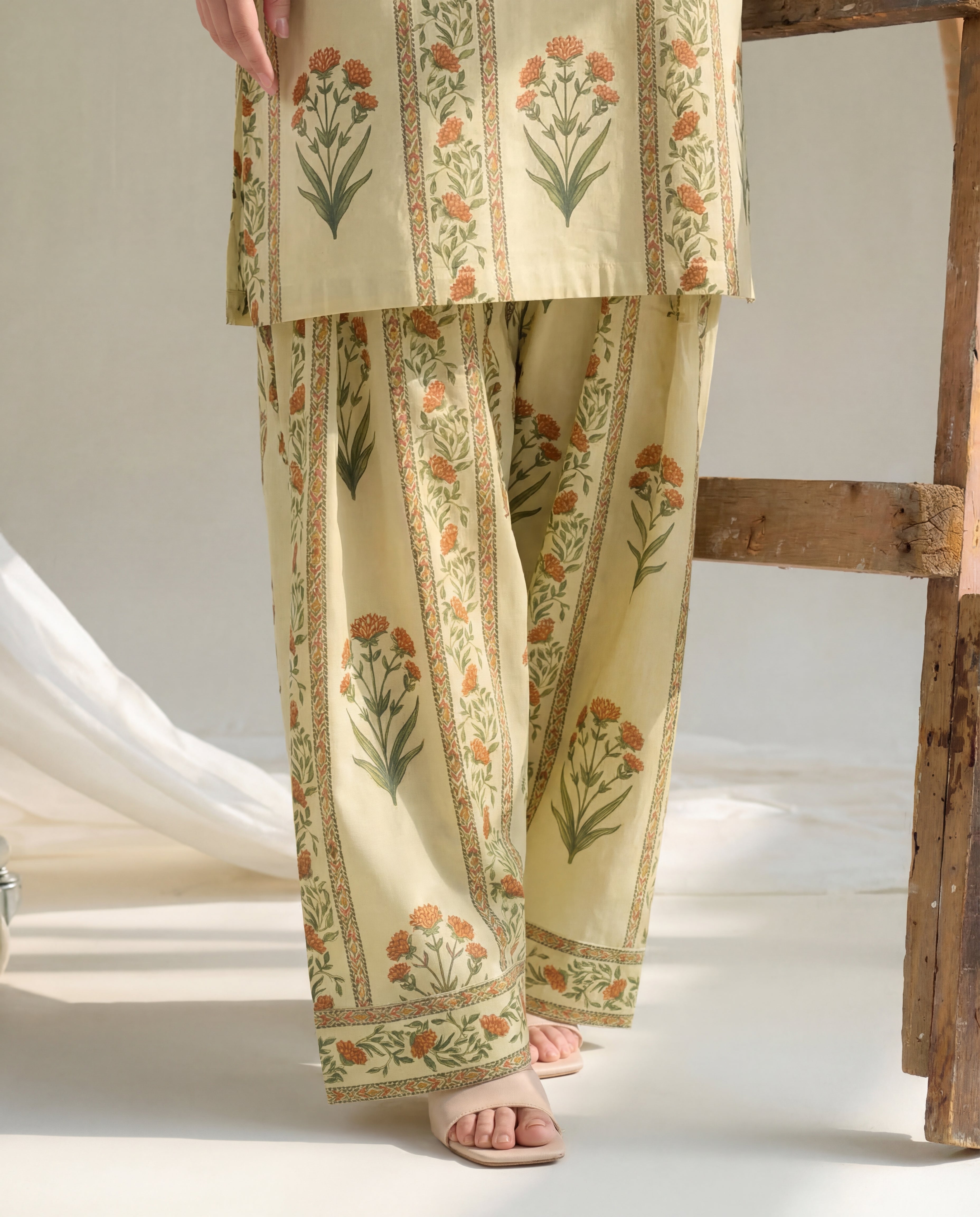 Cluster Lemon Premium Fabric Pakistani Summer Dresses - Sahiba-clothing - 3
