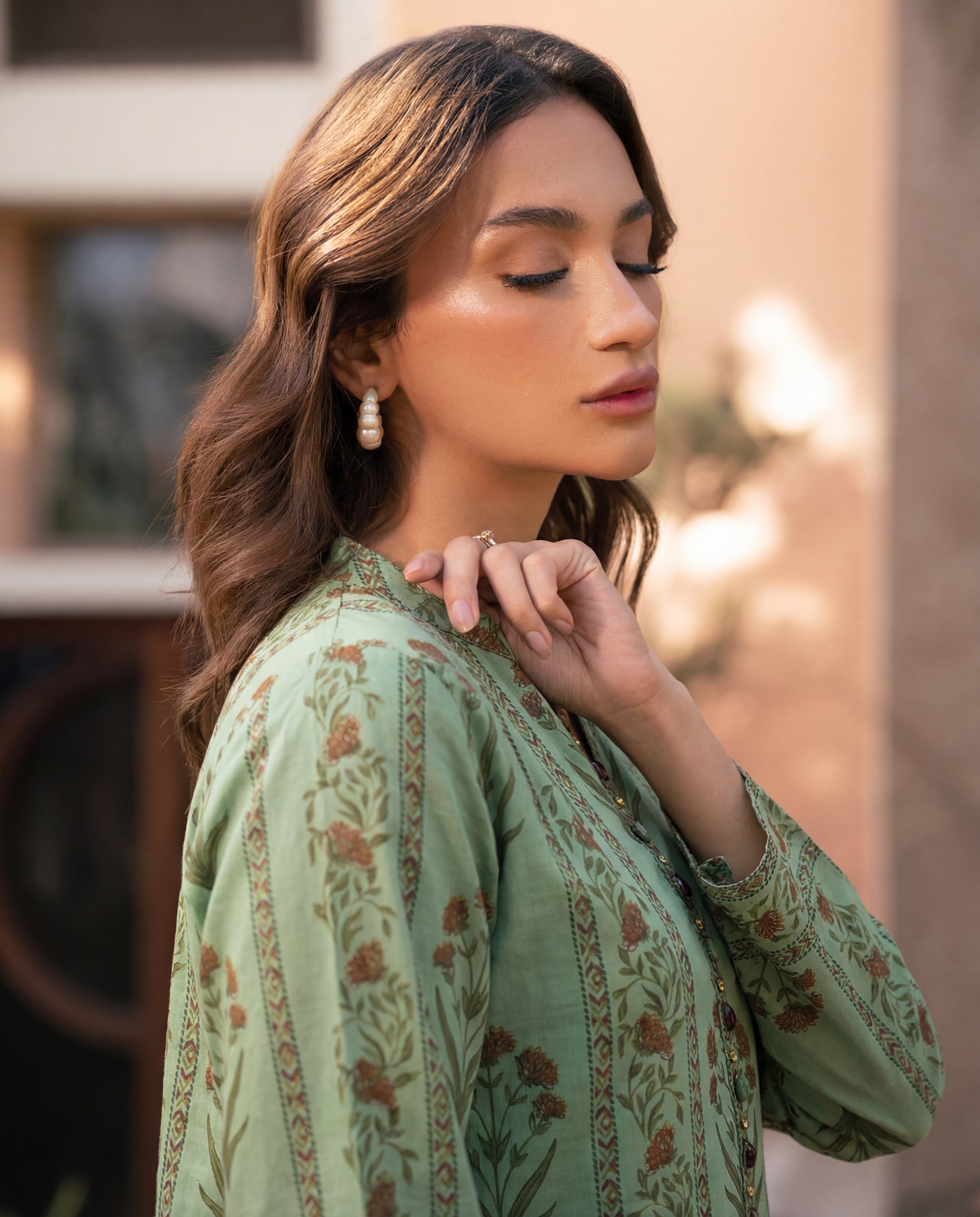 Cluster Pista Lawn Pakistani Summer Dresses - Sahiba-clothing - 6