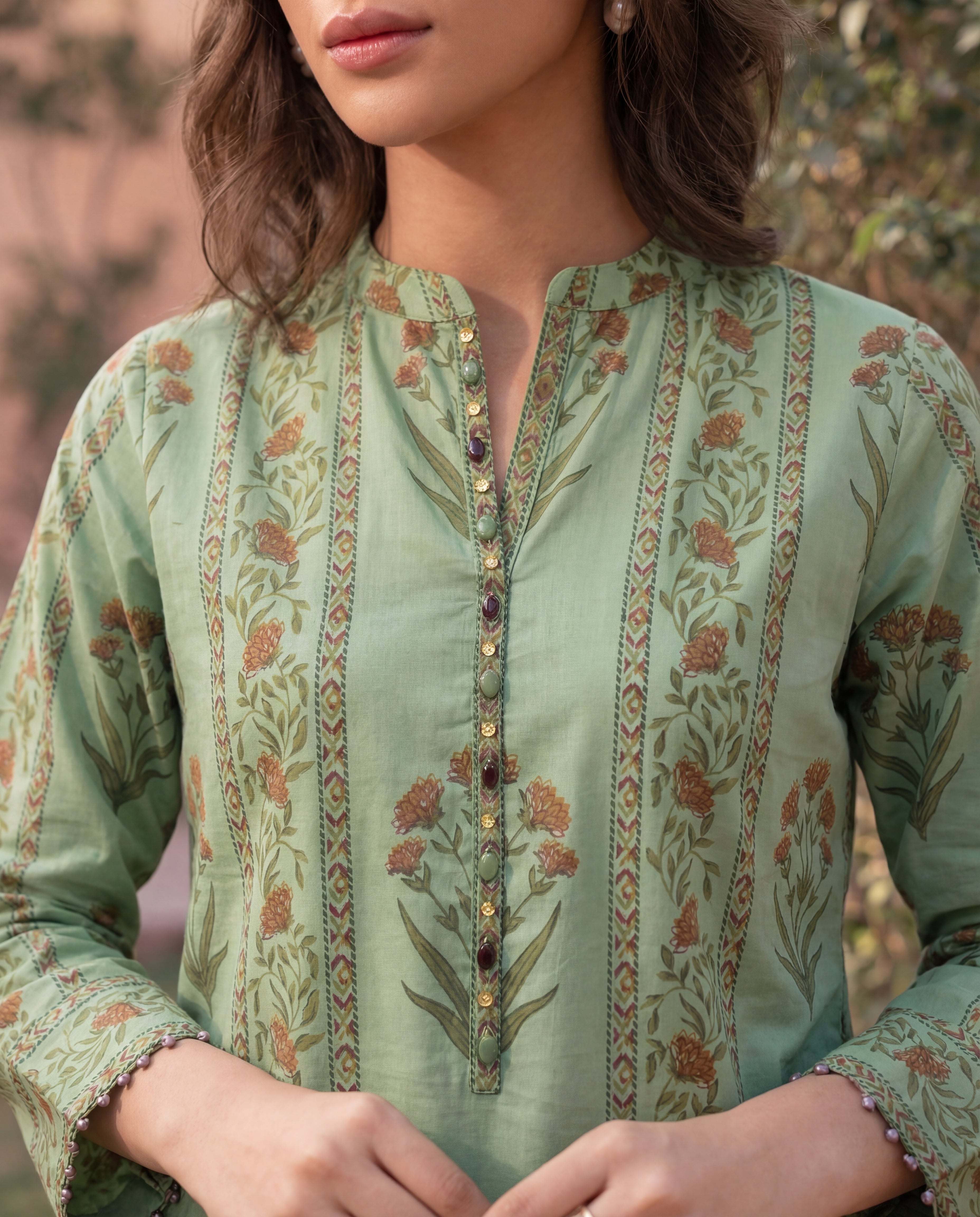 Cluster Pista Lawn Pakistani Summer Dresses - Sahiba-clothing - 2