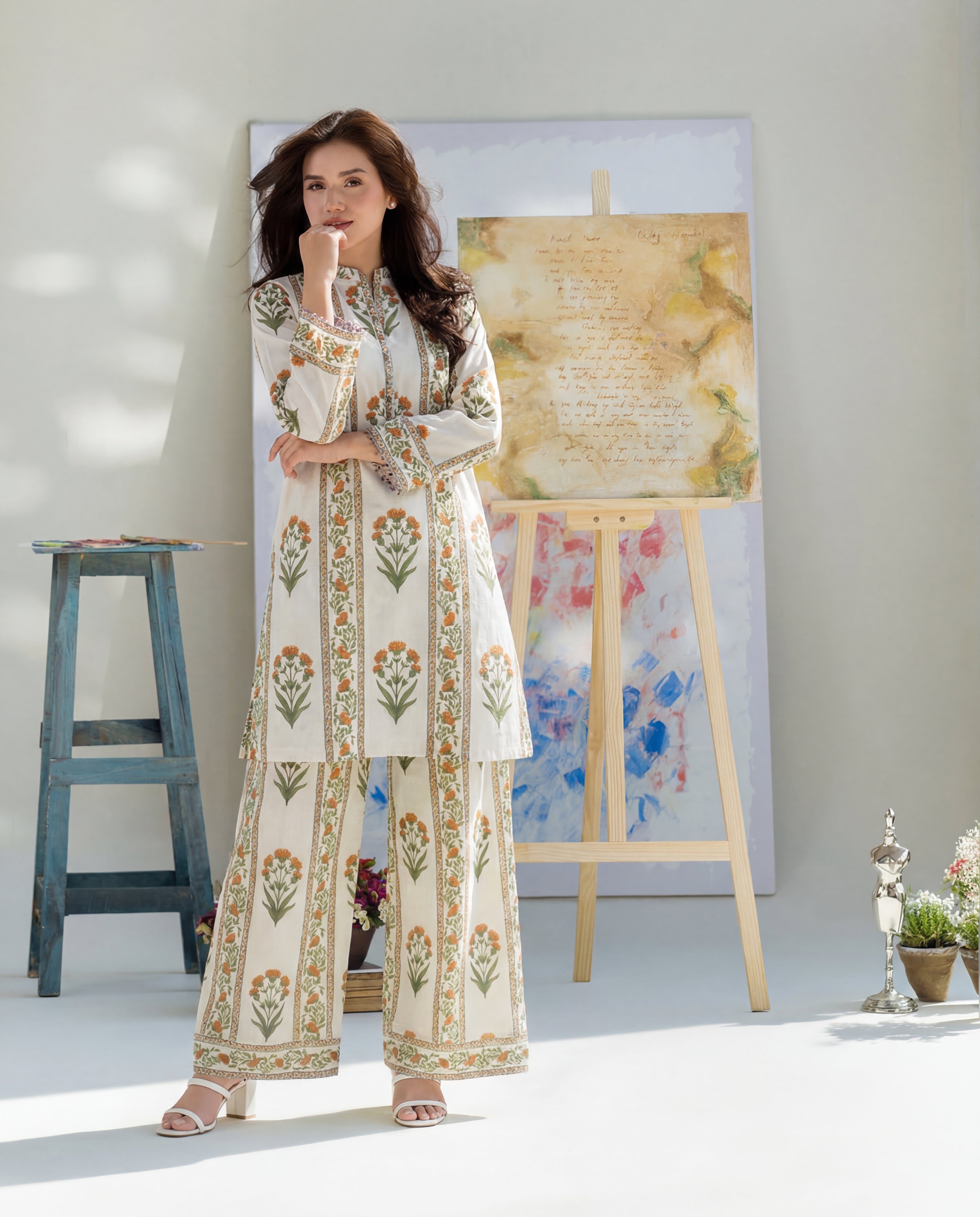 Cluster Premium Fabric Pakistani Summer Dresses - Sahiba-clothing - 5