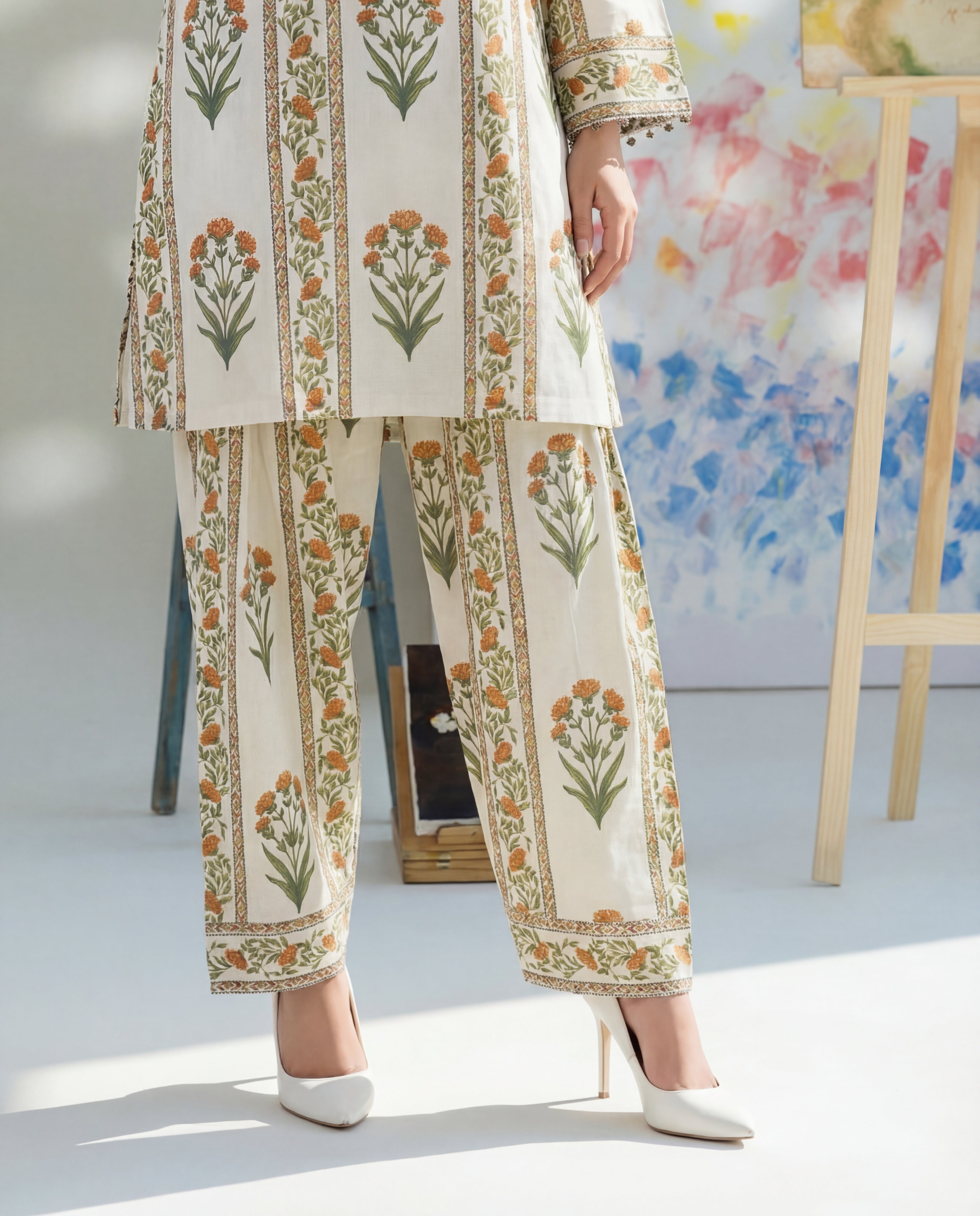 Cluster Premium Fabric Pakistani Summer Dresses - Sahiba-clothing - 3